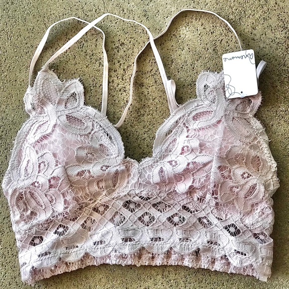 Anemone Little Piglet Boho Lace Stretchy Bralette - Picture 3 of 7